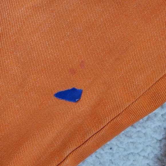 Vtg Levis 569 Orange Jeans Hi Rise Taper Crop Denim Ws 12 29x24 900 Series 12/92 - Picture 16 of 16